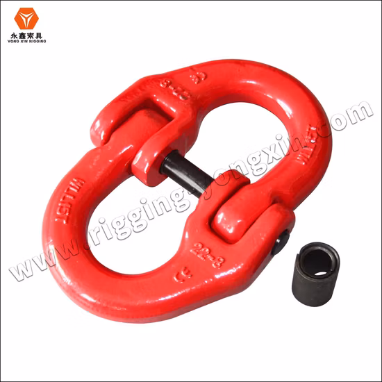 Lien de connexion Yongxin Rigging G80 pour le lien de connexion de levage/verrouillage à marteau