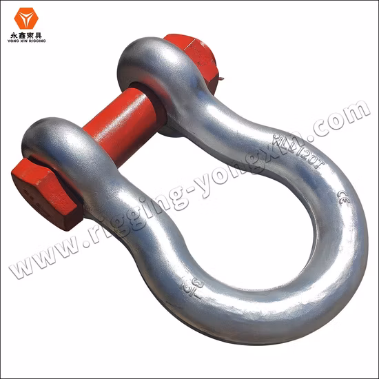Manille lyre réglable de type américain G2130 avec boulon et écrou de sécurité